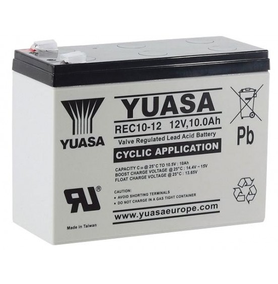 Yuasa REC10-12 12V 10Ah Cyclic